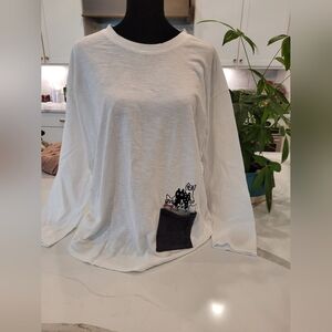 Piona Korea Long Sleeve Shirt with Cat Design